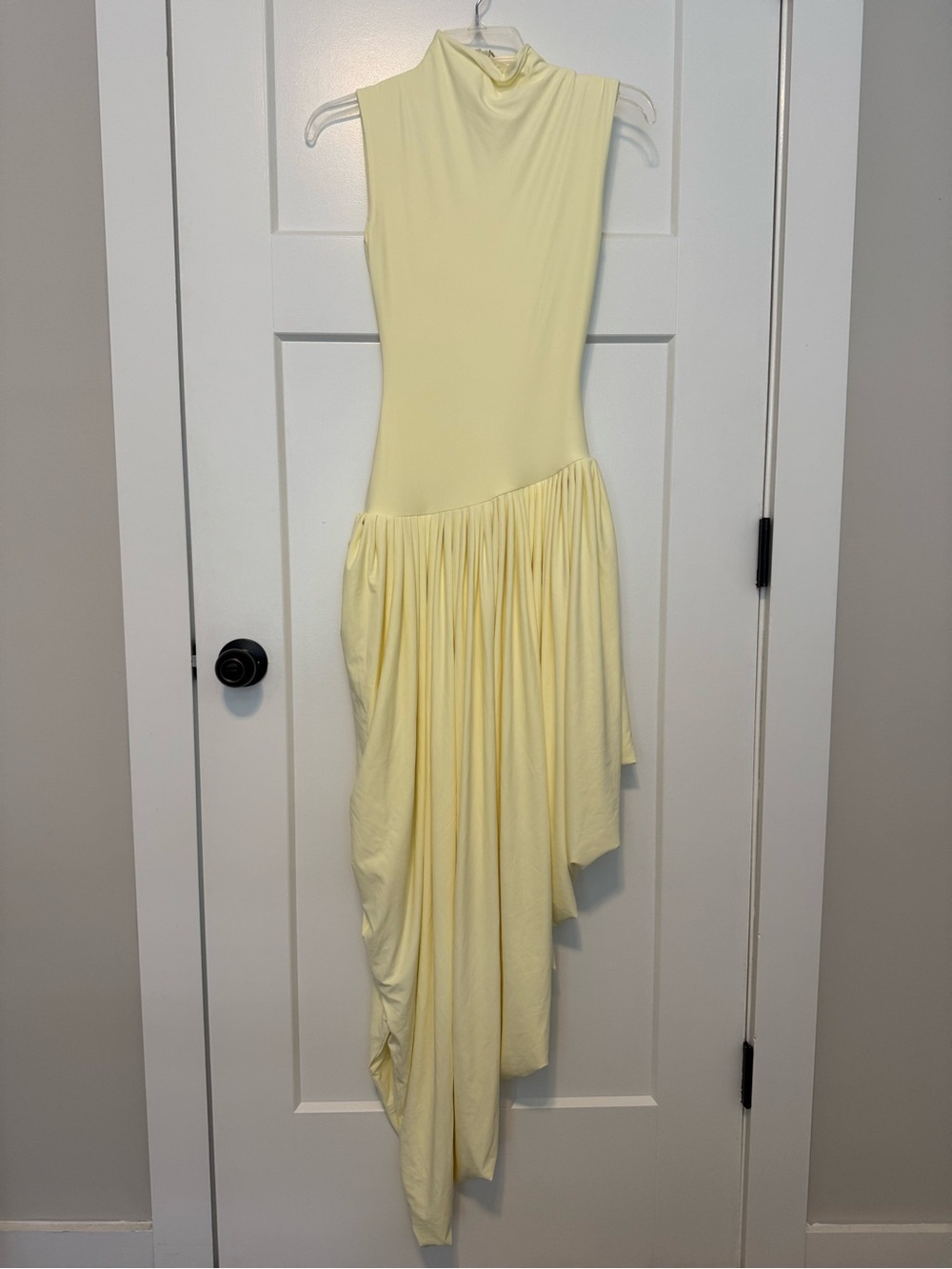 Deme by Gabriella Penelope Dress Sleeveless High-Neck Draped Maxi Dress - Picture 2 of 8